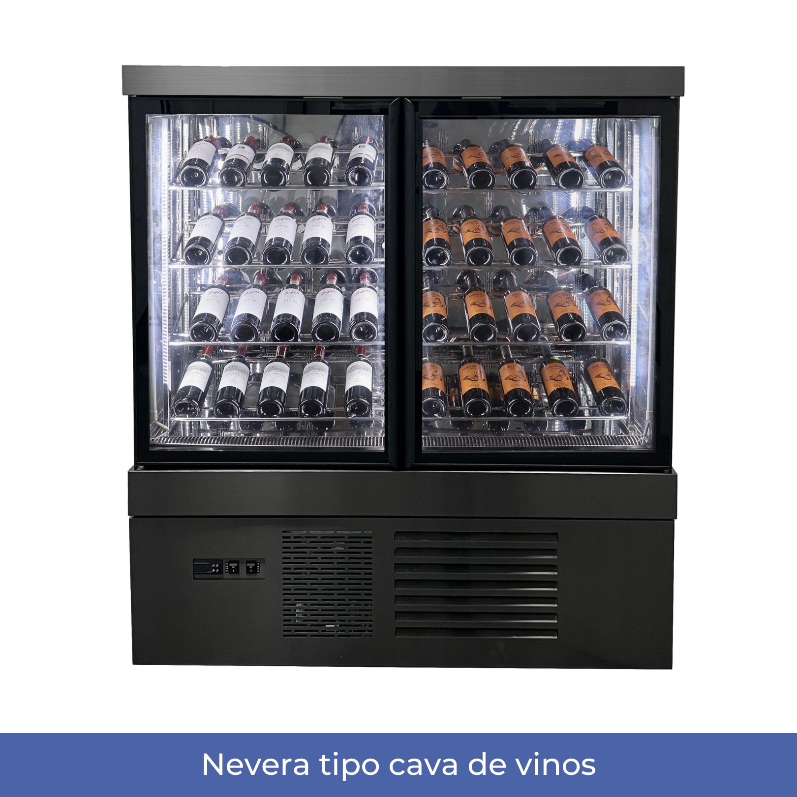 Nevera tipo cava de vinos