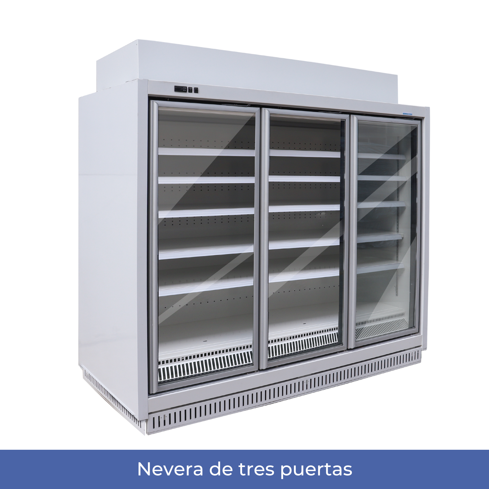 Nevera de tres puertas