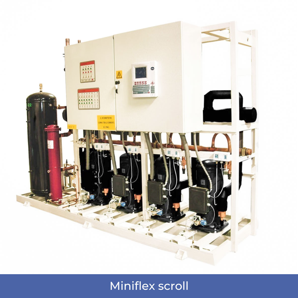 Miniflex scroll | Venta, instalación y mantenimiento de equipos de refrigeración industrial y comercial NOVAFRIOS al mejor precio.