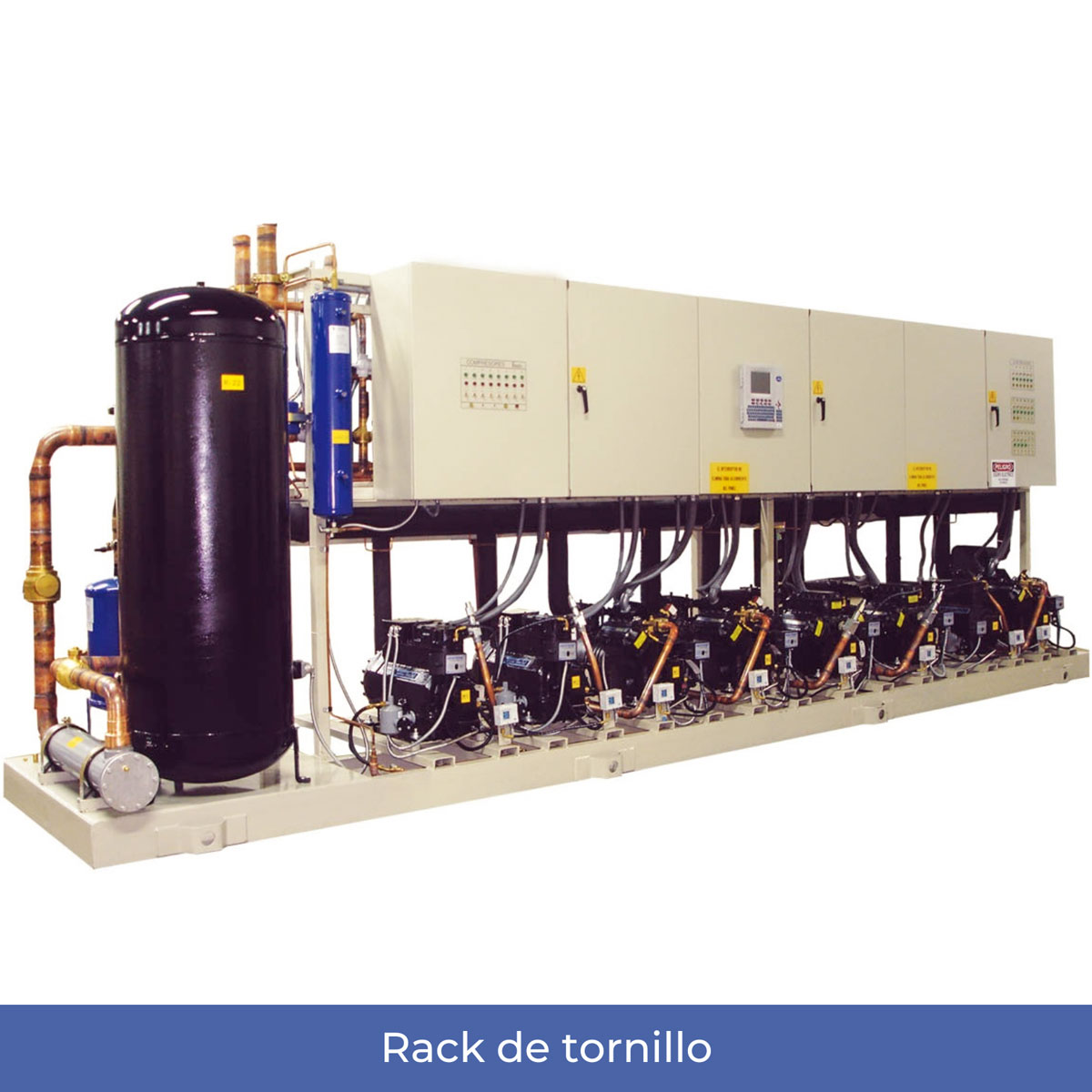 Rack de tornillo | Venta, instalación y mantenimiento de equipos de refrigeración industrial y comercial NOVAFRIOS al mejor precio.