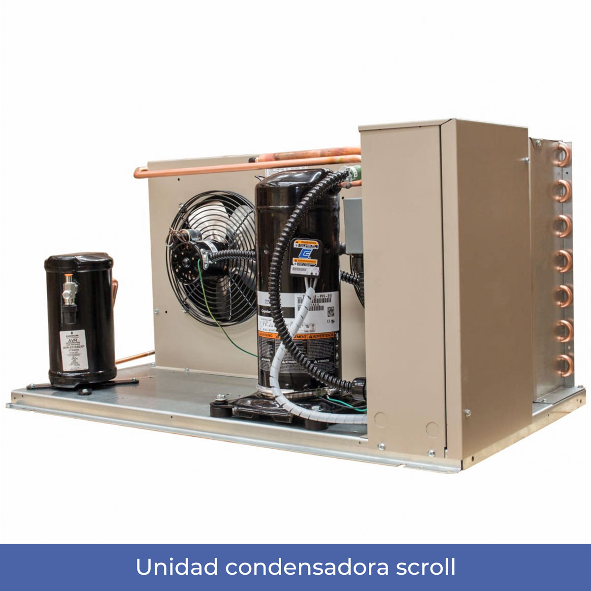 Unidad condensadora scroll | Venta, instalación y mantenimiento de equipos de refrigeración industrial y comercial NOVAFRIOS al mejor precio.