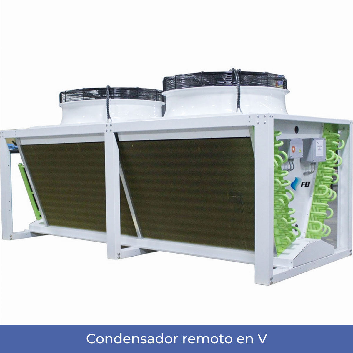 Condensador remoto en V | NOVAFRIOS